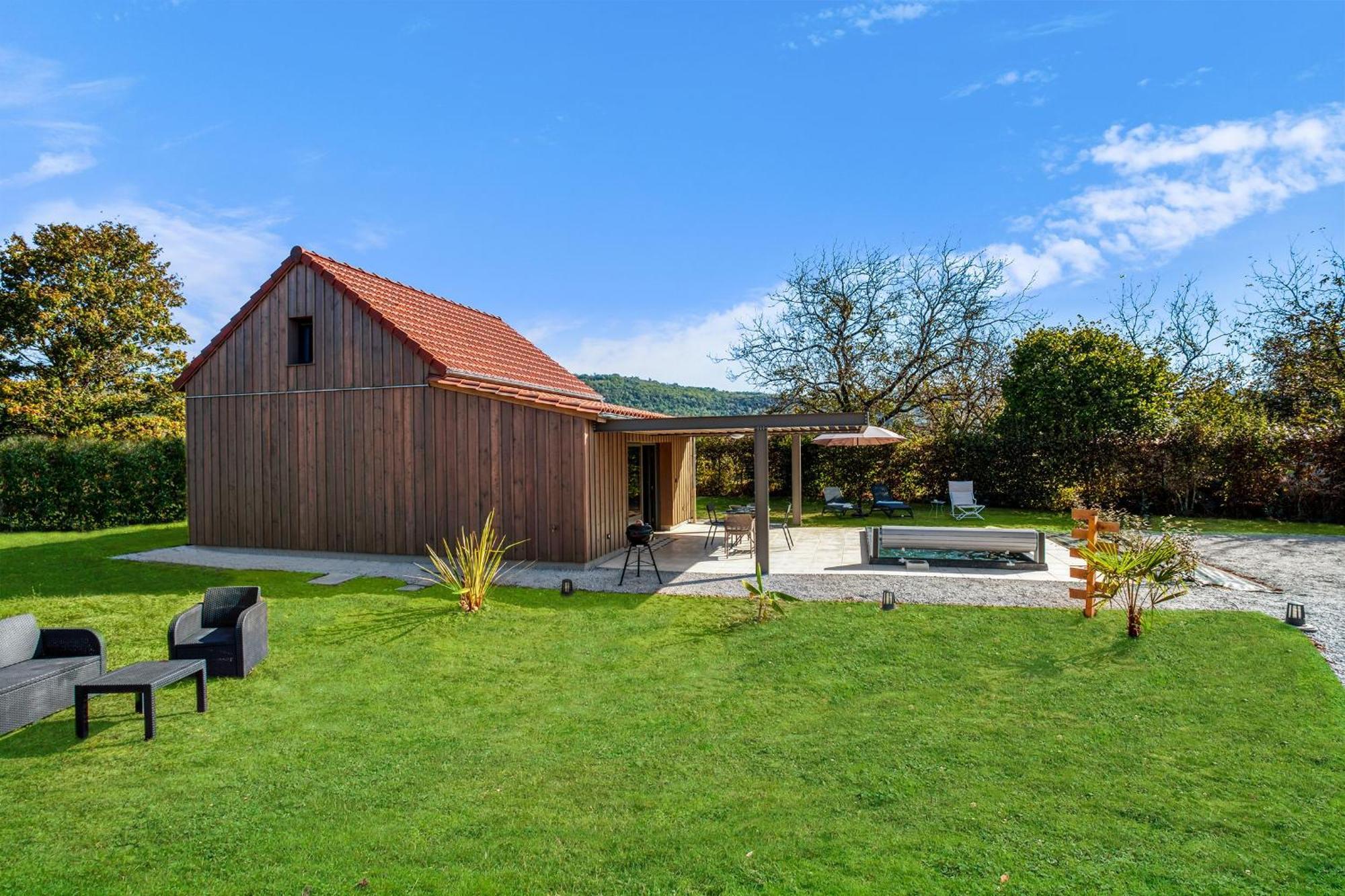 La Plaine Aux Etoiles - Maison Individuelle Avec Piscine Balneo Privative Et Jardin Domme Extérieur photo